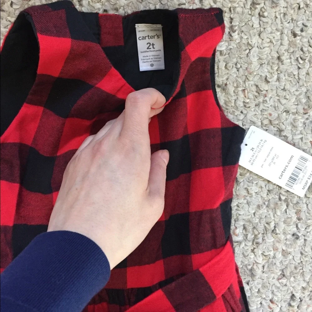 Beautiful plaid dress size‎ 2T